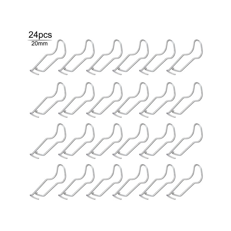24pcs kit di fibbie per connettori di fissaggio