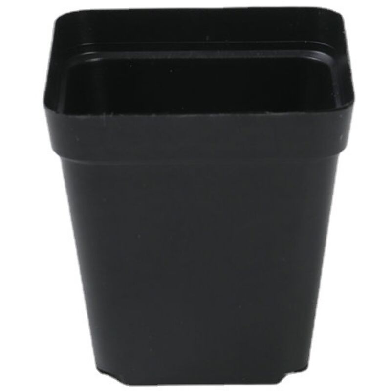 24Pcs Pots De Plantes Carrés, 7cm Épaissir Les Pots De Fleurs En Plastique Pots De Pépinière De Jardinière Succulente Avec Palette / Plateaux Pour