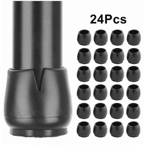 24Pcs Silicone Table Chair Leg Mat Non-slip Floor Rubber Feet Pads Protection Bottom Cover Pads Wood Protector