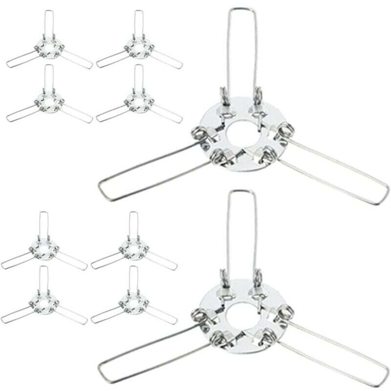 24Pièces Support de Fixation Abat Jour Kit Ressort pour Lampe Accessoires DIY pour Lampes de Bureau Chandeliers Plafonniers