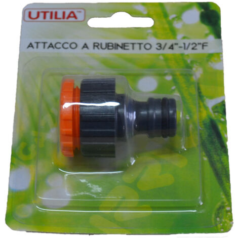 24PZ ATTACCO A RUBINETTO   mis. 3/4- 1/2F