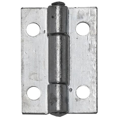 24PZ CERNIERA STRETTA PERNO FISSO IN ACCIAIO ZINCATO mm. 70x38