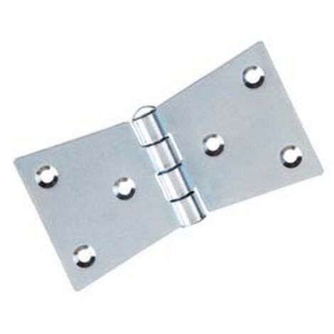 24PZ CERNIERE A CODA DI RONDINE ART.109 - mm.50x94x2 - 3 fori