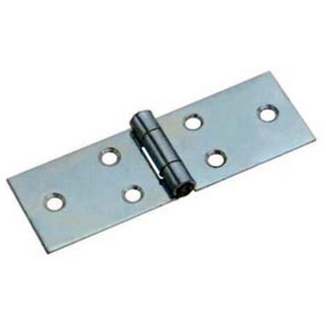 24PZ CERNIERE LUNGHE CON PERNO FISSO ART.122 - mm.35x180x2,0