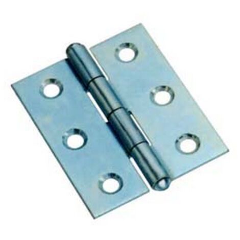 24PZ CERNIERE MEZZE LARGHE PESANTI CON PERNO FISSO ART.838 - mm.50x40x1,4