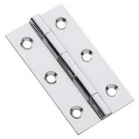 24PZ CERNIERE STRETTE IN ACCIAIO INOX PERNO FISSO - mm.40x30x0,8