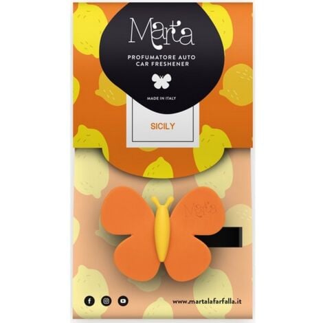 FRA-BER 24PZ PROFUMATORE AUTO ''MARTA LA FARFALLA'' SICILIA