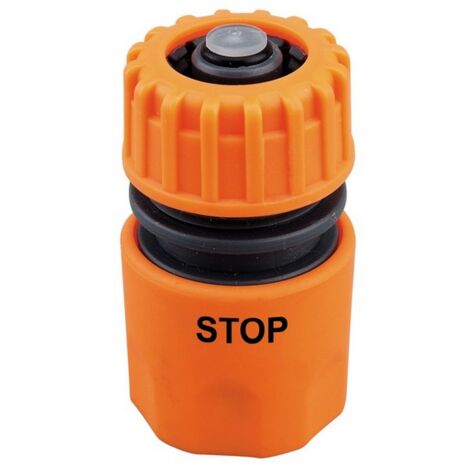 24PZ RACCORDO RAPIDO CON ACQUASTOP  mis. 1/2
