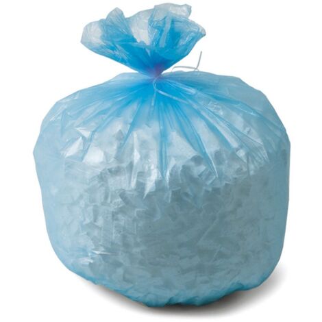 24ROTOLI SACCO RIFIUTI FAMIGLIA AZZURRO 20 PZ cm. 50x60 - lt. 30