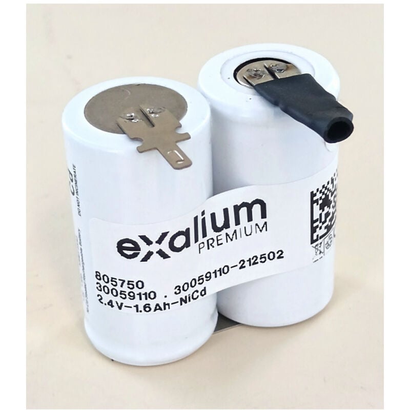 

2.4V 1.6Ah batería NiCd 805750 Saft