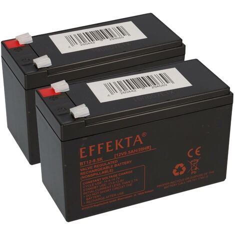 24V 2x 12V 9,5Ah Blei Akku AGM kompatibel für Tante Paula Scooter Elektroroller