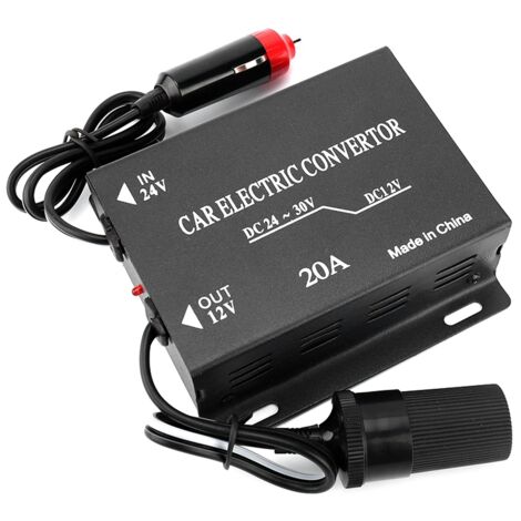 24V auf 12V Kfz-Konverter - Zigarettenanzünderstecker