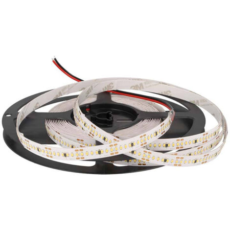 24V Bobina Striscia Led 22W/M CRI 90 Bianco Caldo 3000K 1400 Smd 2216 5 Metri