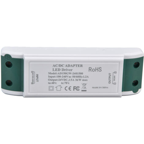 24V DC 1,5A 36W LED-Netzteil, AC100-240V Konstantstromtransformator für LED-Beleuchtung