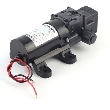 24V DC 80W 5.5L/MIN Self-Priming Diaphragm Water Pump with Automatic Pressure Switch