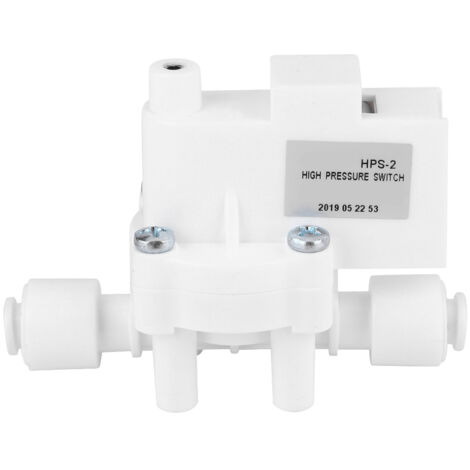 24V DC Hochdruckschalter für Umkehrosmosefilter - 0,25MPa - Kompatibel mit RO-Pumpen und -Tanks