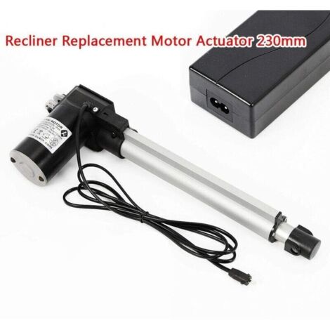 24V Electric Recliner Actuator, 230mm Replacement Kit, DC Motor Actuator for 600kg Electric Recliner Sofa