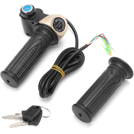 24V-Elektrogasgriff für Fahrräder und Roller mit wasserdichtem LED-Display