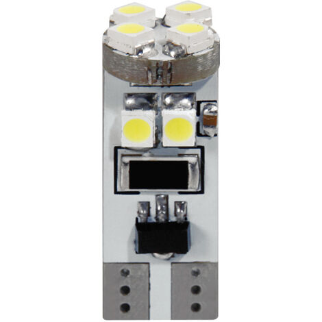 24V Hyper-Led 24 - 8 SMD x 3 chips - (T10) - Trifocus - W2,1x9,5d - 2 pz  - Scatola - Bianco - Doppia polarità - Resistenza incorporata