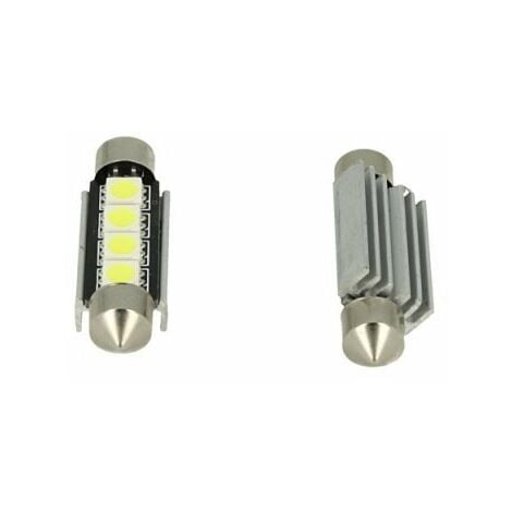 Lampadina LED per auto C5W 6 SMD 3535 CAN BUS arancione