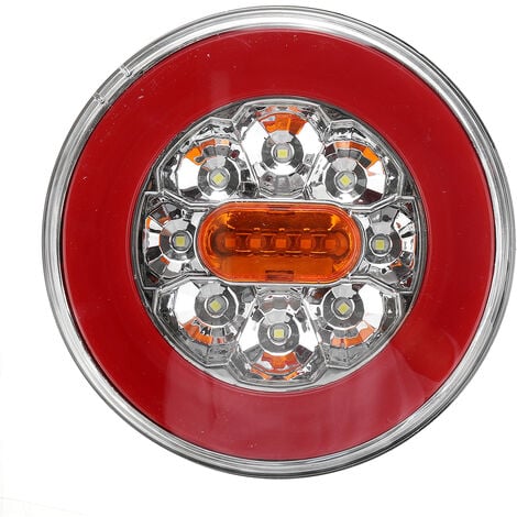 MOHOO 24V LED Hamburger Rear Tail Lights For Truck Lorry Van Caravan Bus Camper