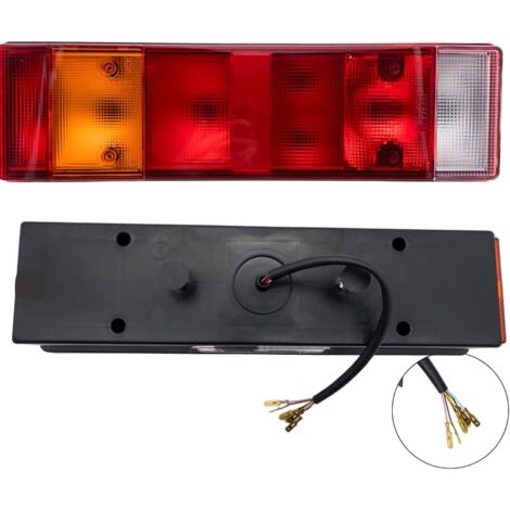 24V LKW Heckleuchten Set mit Kabel für Actros Atego Axor Unimog Anhänger E-geprüft