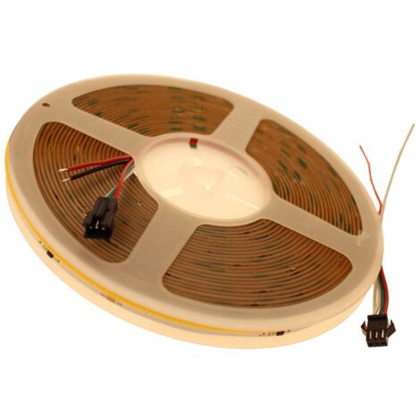 24V Striscia LED Dinamica IC WS2811 10 Metri 4000K 8W/M CRI 90 IP20 800 LM/M Passo 10mm Sequenziale
