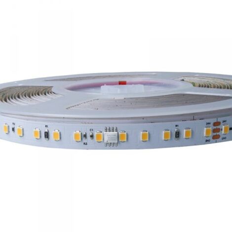 24V Striscia LED Dinamica IC WS2811 10 Metri 6000K 8W/M CRI 90 IP20 800 LM/M Passo 10mm Sequenziale