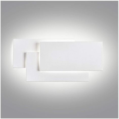 24W LED Appliques Murales Interieur Blanc Simple Design Murale Applique pour Couloir Escalier Salon Chambre ( Blanc froide )