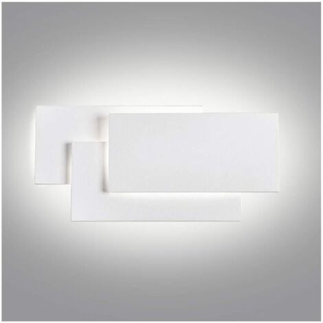 24W LED Appliques Murales Interieur Blanc Simple Design Murale Applique pour Couloir Escalier Salon Chambre ( Blanc froide )
