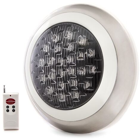 GREENICE 24W LED-Poolstrahler Oberflächenmontage Ø300mm Mehrfarbige Steuerung 40.000H [KD-FPS-63-24W-RGB]