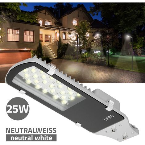 24W LED route rue lumière voiture chemin eclairage jardin lampe blanc neutre