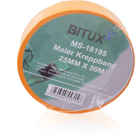 24x 50M Profi Maler Kreppband Goldband Abdeckband Klebeband 25 mm
