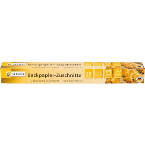 24x Backpapier Zuschnitte 20er Ofen Folie Antihaft Airfryer Heißluftfritteuse