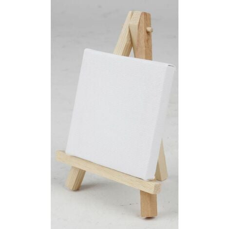 24x Mini Tischstaffelei Holz Leinwand Keilrahmen Maler Künstler Stand Bildhalter