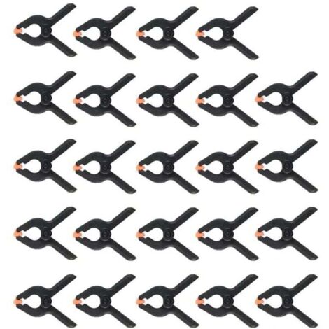 24X Pinces à Ressort, XU, Colle en Plastique pour une Utilisation Universelle , Atelier, Photographie ou ModéLisme - KZQ