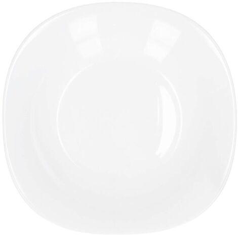 24x Teller Weiß Tief Servierplatte Essen Speisen Untersetzer Geschirr Tisch Neu