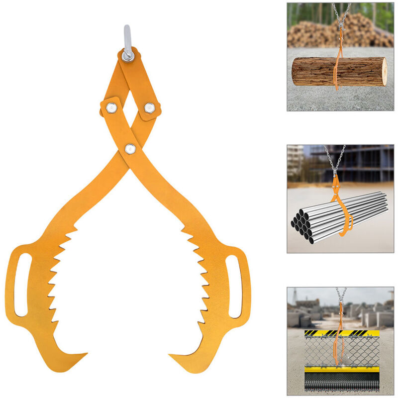Image of 25" 1000 kg/2200 lbs Klauenhaken, Holzgreifer, Hochleistungs-Holzgreifer
