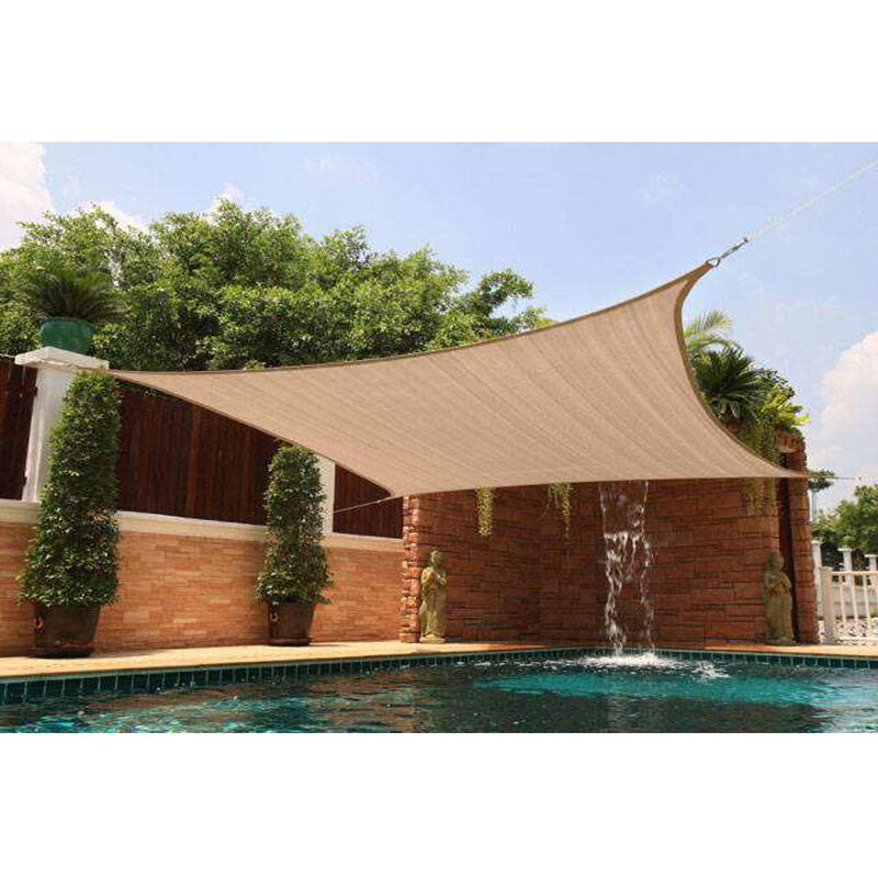 

2.5 * 3m 300D Patio Sombra Vela Regular UV Caqui Cubierta