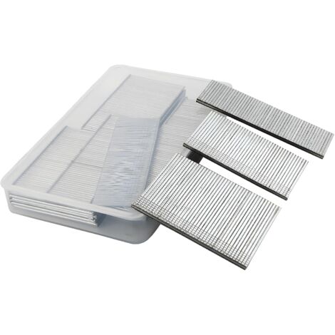 25-50 mm Clous en Forme de T en Forme de T, Clous Pour Cloueuse à Air Comprimé, Clous Droits pour Finition à Clous pour Pistolet à Clous (Lot de 1140 Pièces)