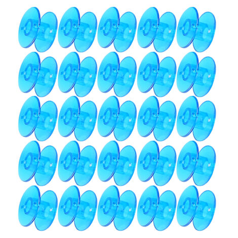 25 Bobines de Machine à Coudre Vides en Plastique avec Boîte de Rangement, Accessoires de Couture