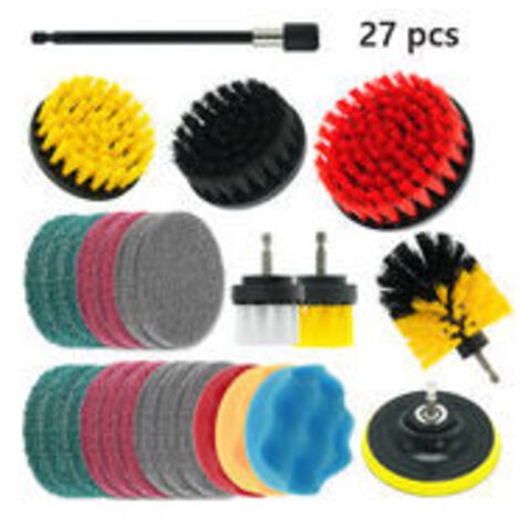 25 Brosse Perceuse Brosse de Nettoyage pour Perceuse Ensemble de Brosse de Forage électrique Brosses