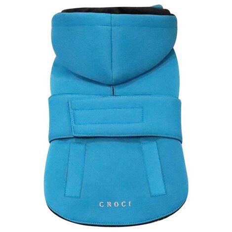 25 cm: Giubbotto modello Daring con cappuccio removibile per cani