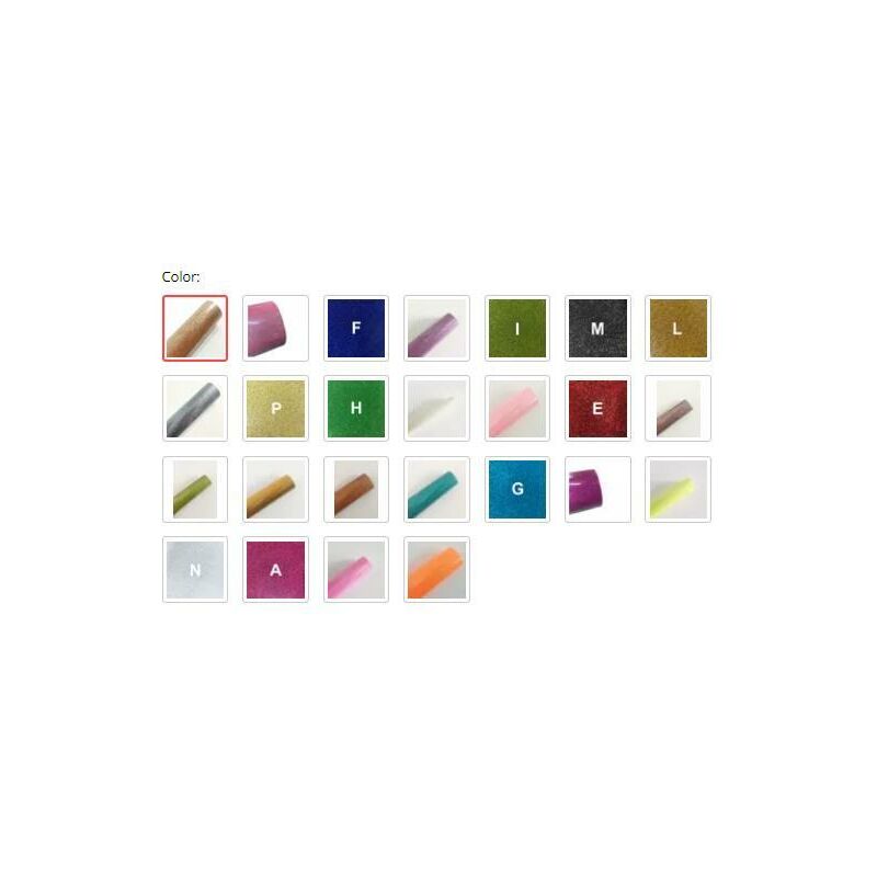 25 colori trasferimento di calore flash vinile