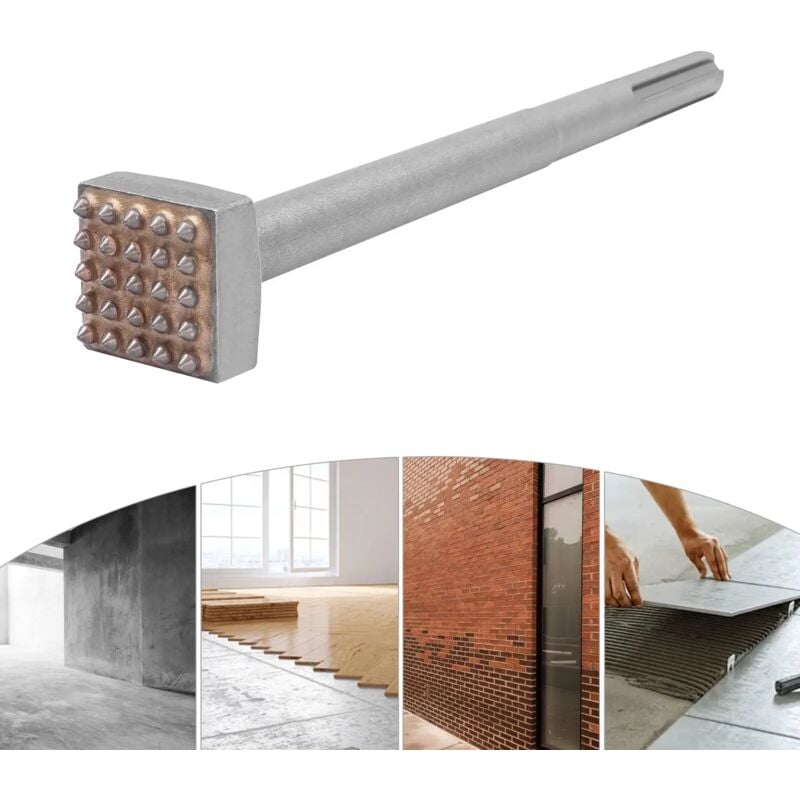 25 dents tête carrée ciseau à béton SDS-Max plaque de stockage ciseau marteau à percussion