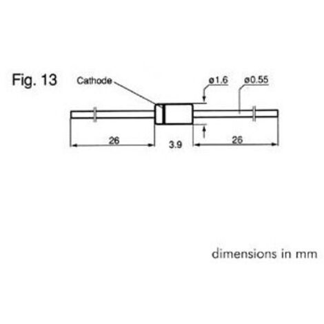 25 Diode "petits signaux" 150ma - 100v