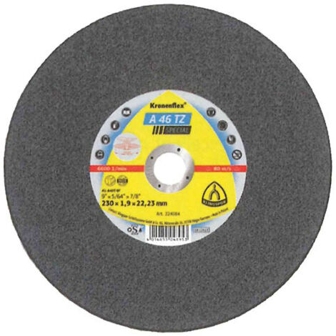 25 disques à tronçonner MD SPECIAL A 46 TZ D. 125 x 1,6 x 22,23 mm - Acier inoxydable - 235379 - Klingspor
