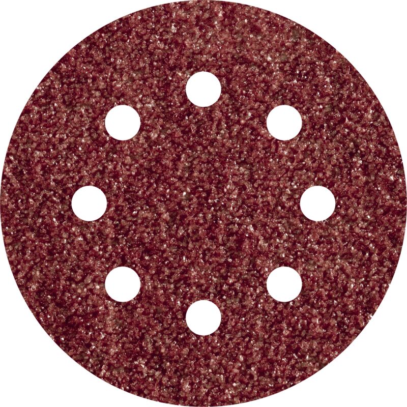 Lot de 25 Disques Abrasifs auto-agrippants, pour Bois et Métal - Taille 95 mm - Grain 80 - réf. 2070100 - Wolfcraft