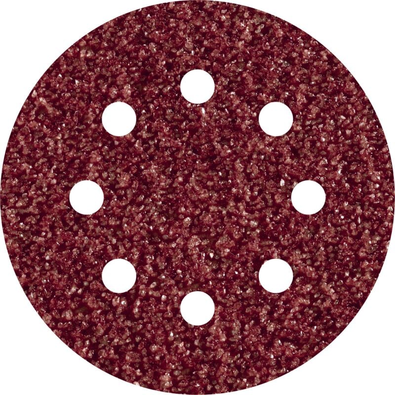 Lot de 25 Disques Abrasifs auto-agrippants, pour Bois et Métal - Taille 95 mm - Grain 60 - réf. 2050100 - Wolfcraft