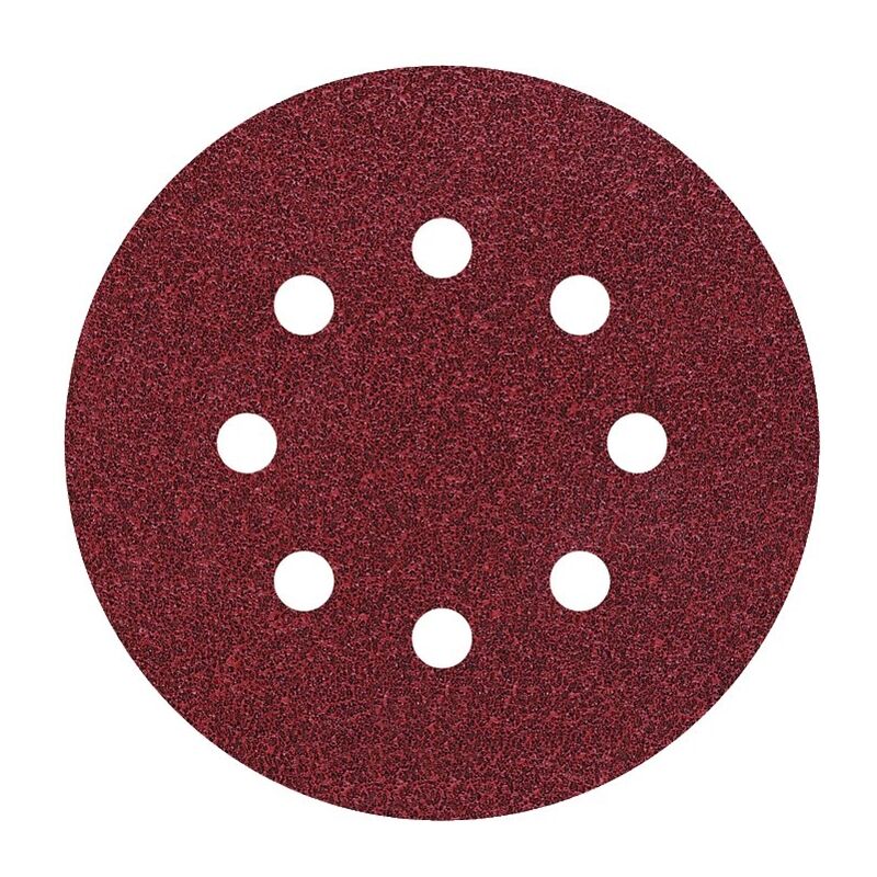 25 disques abrasifs corindon auto-agrippants perf., grain 120, ø 125